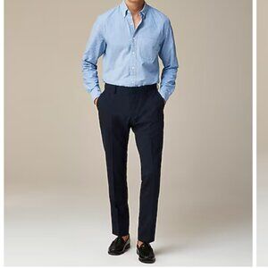 J. Crew Ludlow Traveler Slim-fit suit pant Italian stretch wool blend 34x32